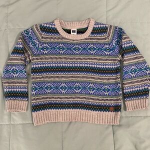 Janie and Jack Fair Isle Colorful Knit Sweater